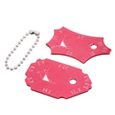 Drillpro 2pcs Angle Welding Gauge Key Pocket Gage Weld Seam Test Ulnar Inspection Ruler Accurate Weld Detection Scale