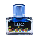 HERO 40ml Colored Painting Ink Bottled Smooth Writing Fountain Pen Ink Non-carbon Waterproof Ink Refill Students Stationery Office School Supplies