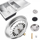 Stainless Steel Kitchen Sink Strainer Waste Plug Drain Stopper Water Filter Basket Shape