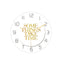 Loskii CC011 Creative Wall Clock Mute Wall Clock Quartz Wall Clock For Home Office Decorations