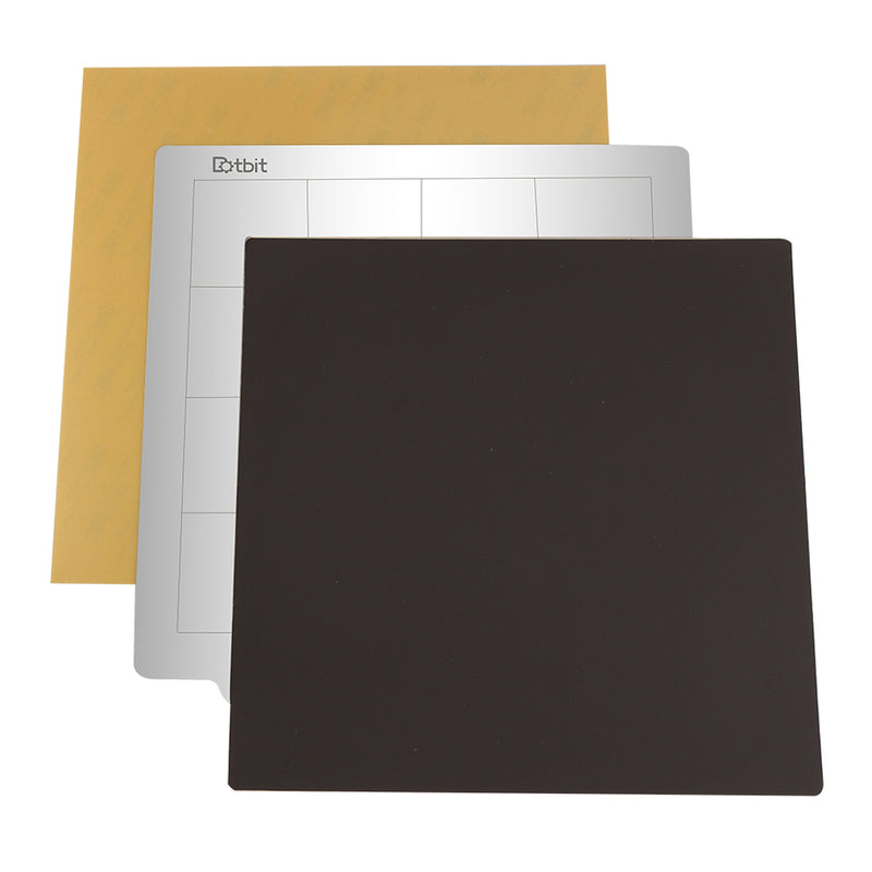 235*235mm Heated Bed Platform Hot Bed Steel Plate with B Side Magnetic Sticker + PEI Sheet for 3D Printer