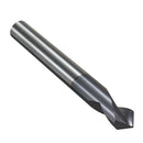 Drillpro 2pcs 2 Flutes 90 Degree 6mm Chamfer Mill HRC45 Carbide End Milling Cutter