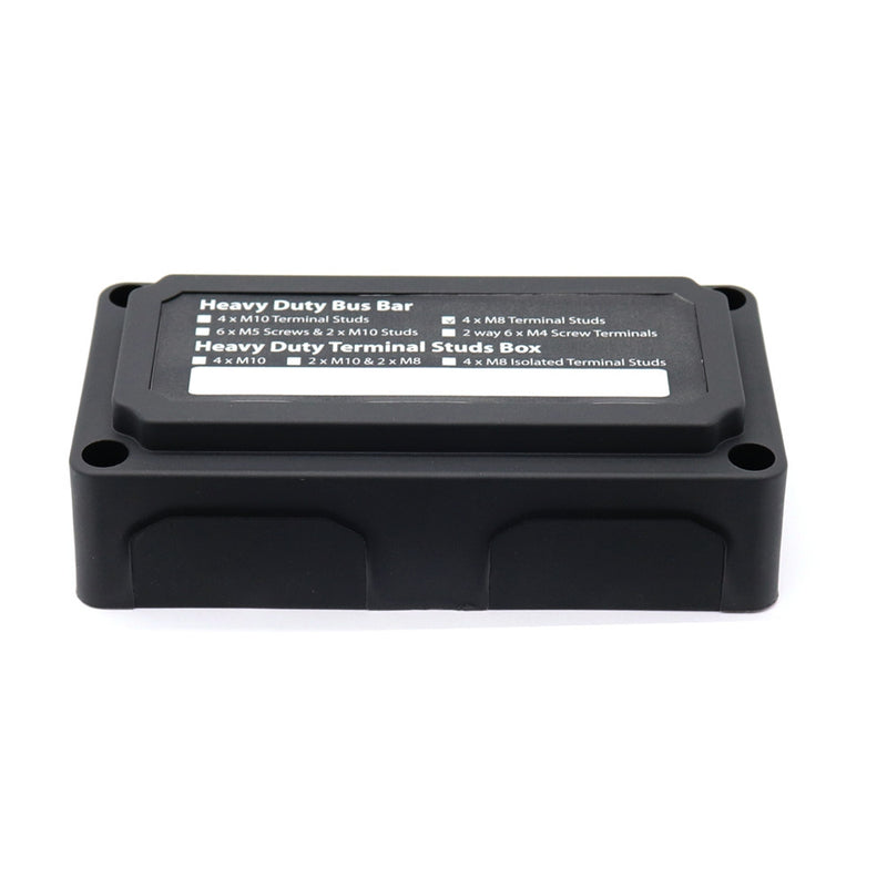 Bus Bar Power Negative Distribution Box Terminal Block 12/24V 300 Amp Heavy Duty