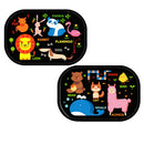 2pcs Cartoon Car  Car Window Baby Sunshades Rear Side Window Sunshade Protect Window Film