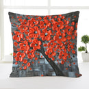 Cushion Case Tree Flower Pillow Case Cotton Linen Cushion Cover Gift Home Decor