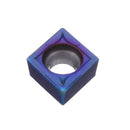 Drillpro 10pcs HRC45 Blue Nano CCMT09T304 VP15TF Carbide Insert for SCLCR/SCLCL Turning Tool Holder