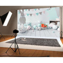 5x7FT Vinyl Easter Day Egg Rabbit Radish Photography Backdrop Background Studio Prop