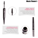 Music Flower Waterproof Anti-sweat Eyebrow Pen Dyed Eyebrow Paste Makeup