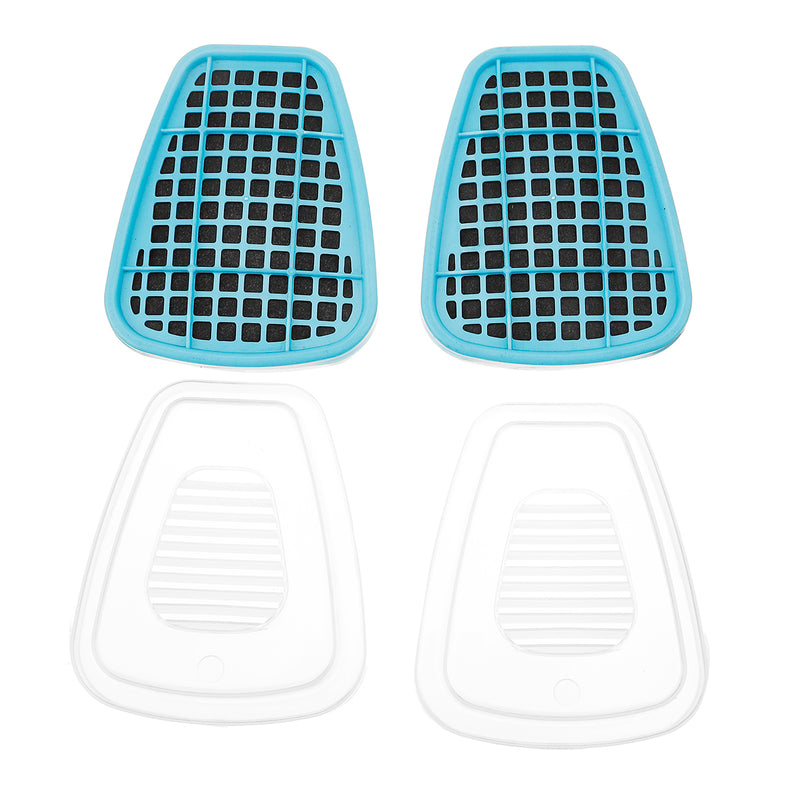 Silicone Full Face Respirator Gas Mask Goggles Particulate Chemical Dustproof