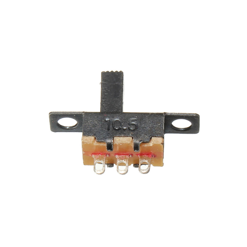 50Pcs Black Mini Size SPDT Slide Switches On-Off 100V 2A DIY Material Toggle Switch