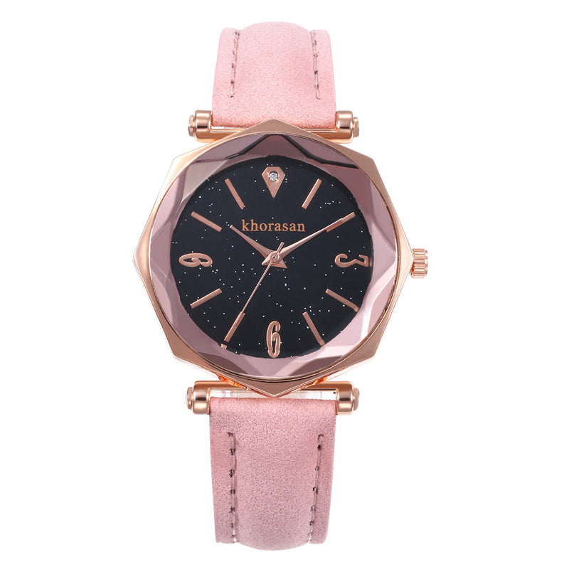Deffrun Shining Dial Display Flower Ladies Watch Elegant Design Quartz Watches