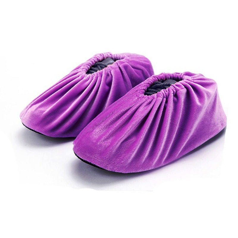 Honana HN-SC01 2 Pcs Overshoes Washable Non-Slip Shoe Covers Elasticity Dustproof Boot Overshoes