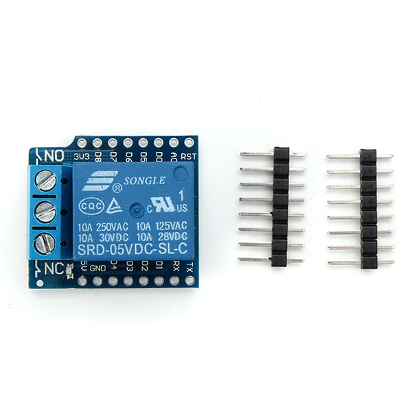 DC 5V 1CH Relay Shield V2 Version 2 For D1 Mini ESP8266 WiFi Module