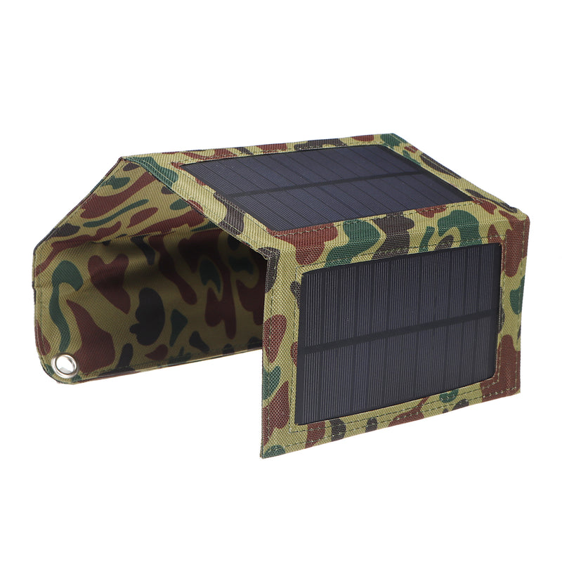 10W 5V Waterproof Portable Foldable Solar Panel Charger with USB Port for Camping Hiking Climbing Power Bank