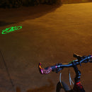 XANES XL23 Bicycle Laser Bike Cycling Warning Signal Light USB Xiaomi Electric Scooter Motorcycle