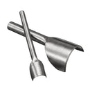 6/7/8/10pcs Leather Craft Half Round Cutter Hole Punch Strap Belt Wallet End Tools