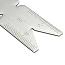 UK 55 / ISO Metric 60 / USA 60 Center Gauge Screw Cutting Thread Pitch Measuring Lathe Tool