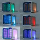 Display Personal Air Cooler USB Portable 3 In 1 Refrigeration Humidification Purification 6 Colors LED Table Coolers Fan Ultra-Quiet Table Fan