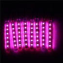 8X Multicolor 5050 LED Remote Light Strip For Kawasaki Honda BMW Halley Audi