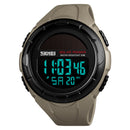 SKMEI 1405 Solar Power Digital Watch Stopwatch Luminous Display Alarm Calendar Outdoor Sport Watch
