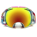 Eddie Fox Ski Goggles Double Permanent Anti-Gog Lens Motorcycle Glasses Spherical