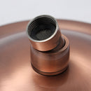 8 Inch Bathroom Rain Shower Head Antique Red Copper Round Vintage Retro Shower Head