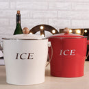 Double Wall 4L Ice Bucket Spit Barrel Container KTV Club Bar Tools Ice Container With Scoop & Lid