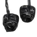 Pair Motorcycle 1" 25mm Handlebar Control Switch With Wiring Harness For Harley