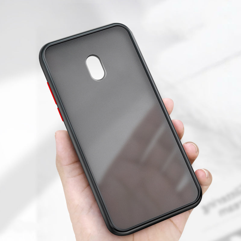 Bakeey Armor Shockproof Anti-fingerprint Matte Translucent Hard PC&Soft TPU Edge Protective Case For Xiaomi Redmi 8A