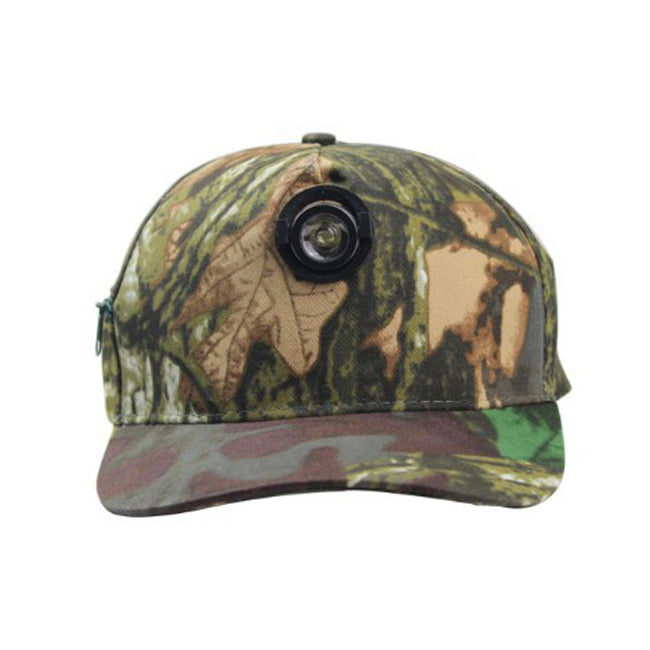 Outdooors Night Fishing Cap With Head Light Camouflage Camping Fishing Hunting Headlamp Light Hat