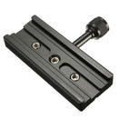 QR-120 Clamp Adapter For Quick Release Plate 1/4 Or 3/8 Inch Arca SWISS RSS Tripod