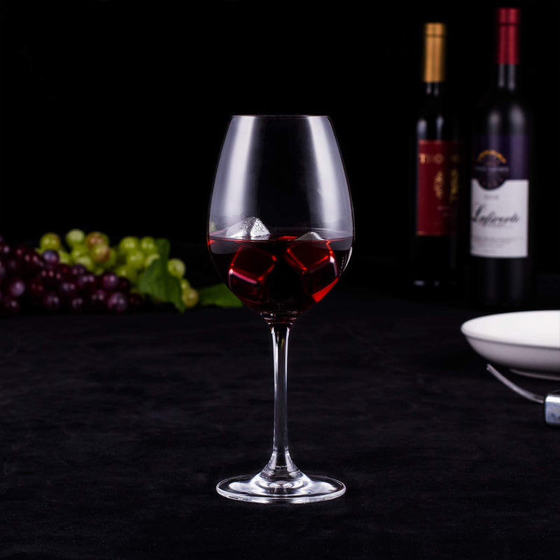 Minleaf ML-IC1 8 PCS Reusable Stainless Steel Ice W-ine Particles Ice Cube Frozen Ice Blocks Maker W-hiskey Ice Cube Maker Ice Maker Useful W-ine B-eer Cooler