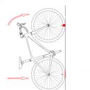 RISK Bike Parking Rack Storage Holder Indoor Wall Vertical Bicycle Bracket