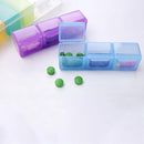 IPRee 7 Days Weekly Pill Case 21 Squares Travel Portable Medicine Storage Box Pill Container