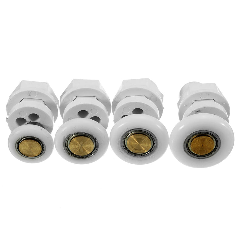 4pc  Partiality Shower Bath Door Rollers Runners Wheels Pulleys