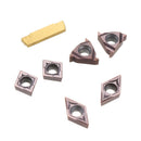 Machifit 7pcs Carbide Insert Set for 10mm Shank Turning Tool Holder