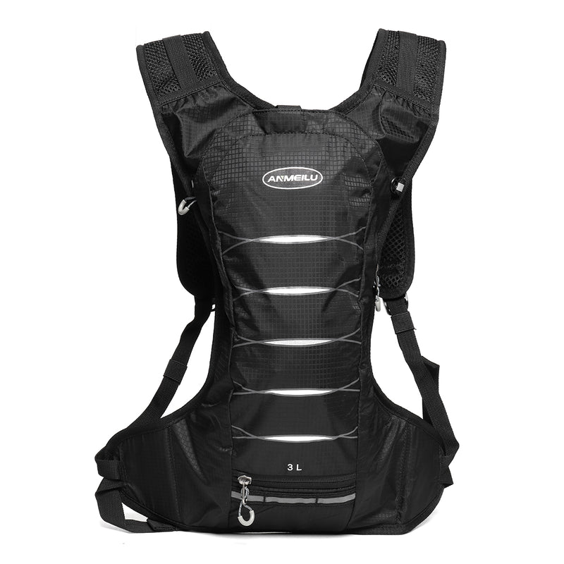 3L Outdoor Hiking Climbing Bags Cycling Black Backpack Running Cycling Vest Sports Camping Hydrate