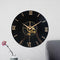 Emoyo ECY003 Musical Note Wall Clock Black CD Album 3D Wall Clock For Home Office Decorations