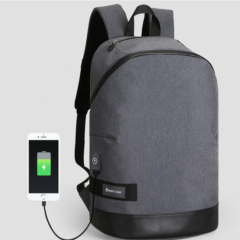 Mazzy Star MS_210 15.6 Inch Laptop Backpack USB Charging Anti-thief Laptop Bag Mens Shoulder Bag Business Casual Travel Backpack