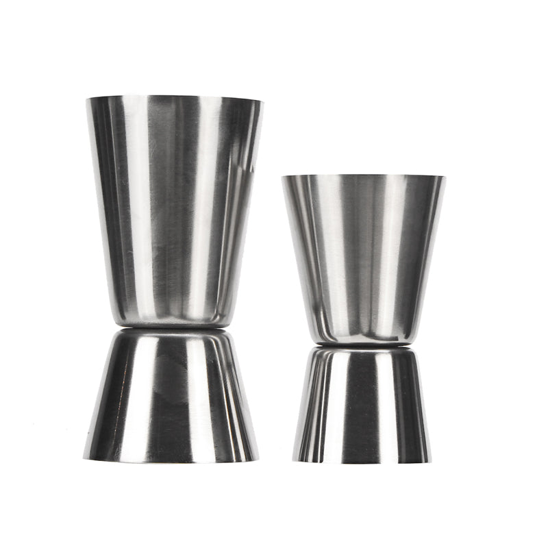 10Pcs Stainless Steel Cocktail Jigger Mixer Bar Drink Shaker Bartender Set Martini Tools Gatherings Parties