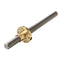 3D Printer T8 1/2/4/8/12/14mm 300mm Lead Screw 8mm Thread With Copper Nut For Stepper Motor