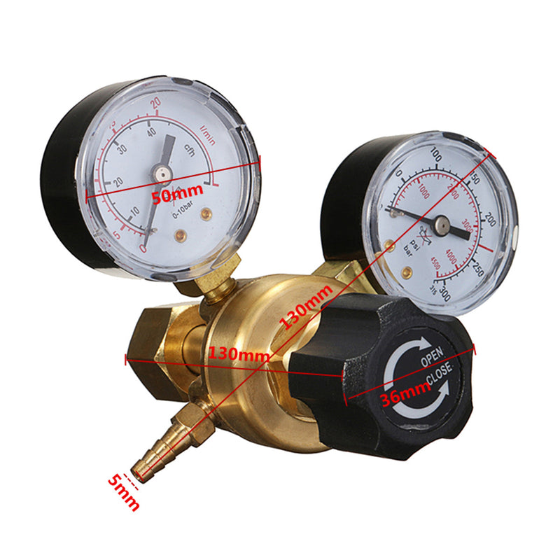 Double Table Argon Flow Meter Regulator W21.8 Joint