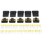 30 Set 1/2/3/4/5 Pin Sealed Waterproof Electrical Wire Connector Terminal Plugs