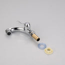 Basin Sink Mixer Tap Single Hole Faucet Cold Basin Wash Valve Vertical Dishwashing
