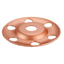 Drillpro 4-1/2 Inch See Through Wood Carving Disc Tungsten Carbide Coating Shaping Disc for Angle Grinder