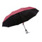 Automatic Umbrella 1-2 People Anti-UV Windproof Umbrella Camping Three Folding Sunshade