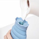 iDeaman Silicone Hot Water Bag Fast Heat Safe Leakproof Winter Heater With Knitted Cover Long Holding Time