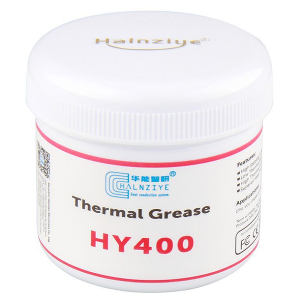 HY410-CN150 150g White Compound Silicone Thermal Grease Paste for LED CPU Cooling Heat Sink