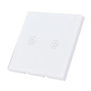 Aodu Tuya Smart Life EU 433Mhz 2 Gang Smart WIFI Light Switch Interruptor Touch Wall Power Switch App Remote Control Intellegent Switch Work With Alexa Google Home