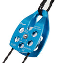 30KN A7075 Aerospace Aluminum Climbing Rescue Double Pulley Speed Cable Trolley